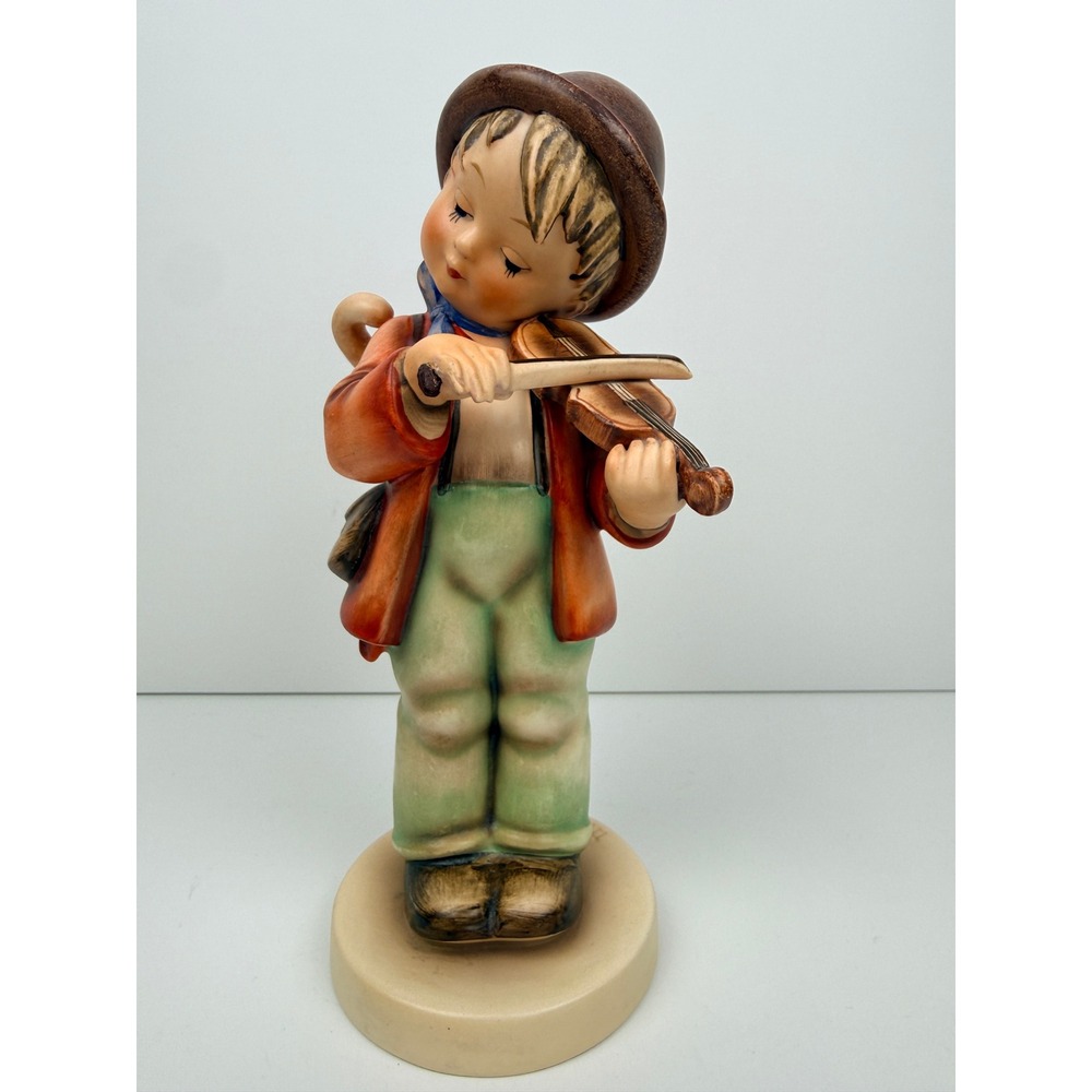 Goebel Hummel The Little Fiddler Figurine Western Germany Boy with Violin